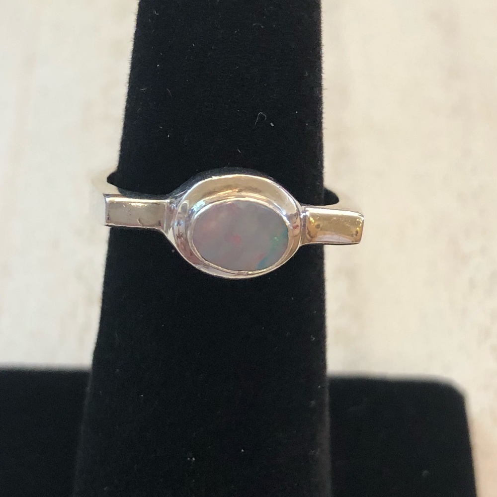 Simple Elegant Opal Ring - image 2